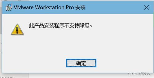 VMware安裝遇阻 深度解析“該產(chǎn)品不支持降級”問題
